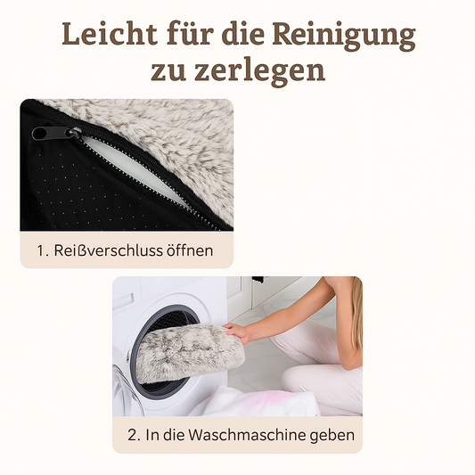 FlauschTraum-Hunde-Bett-Sofa – 2-in-1 Kuschelbett & Sofaschutz